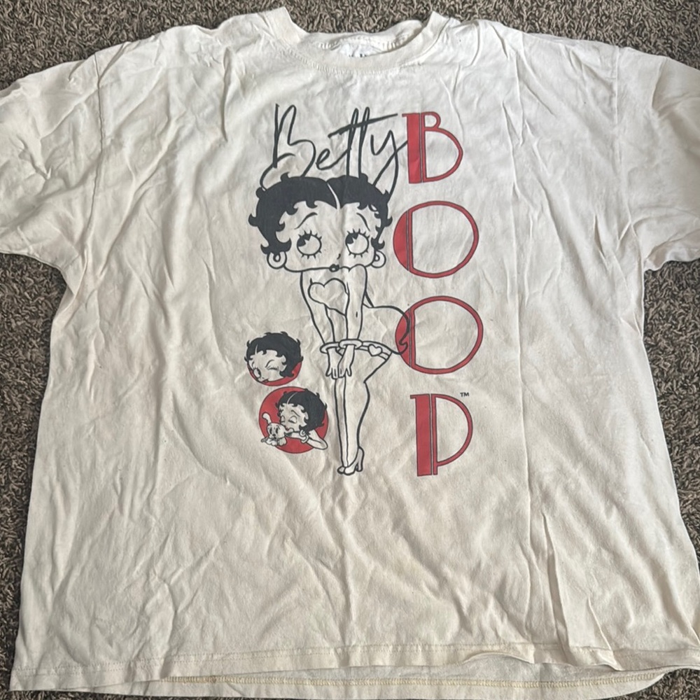 Betty Boop White Kids T-Shirt